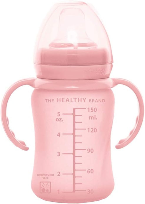 EVERYDAY BABY Sippy Cup skleněný nekapající hrneček 150 ml 6 měsíců+