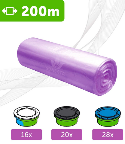 SONESTA vervangfolie voor Tommee Tippee luieremmer 200 meter