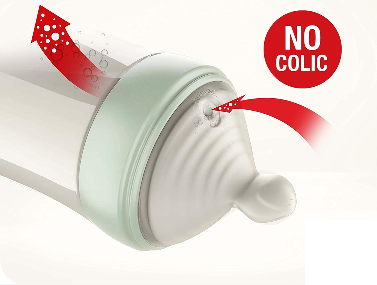 PHILIPS AVENT Natural RESPONSE biberon 240 ml 1 lună+ STICLĂ x2