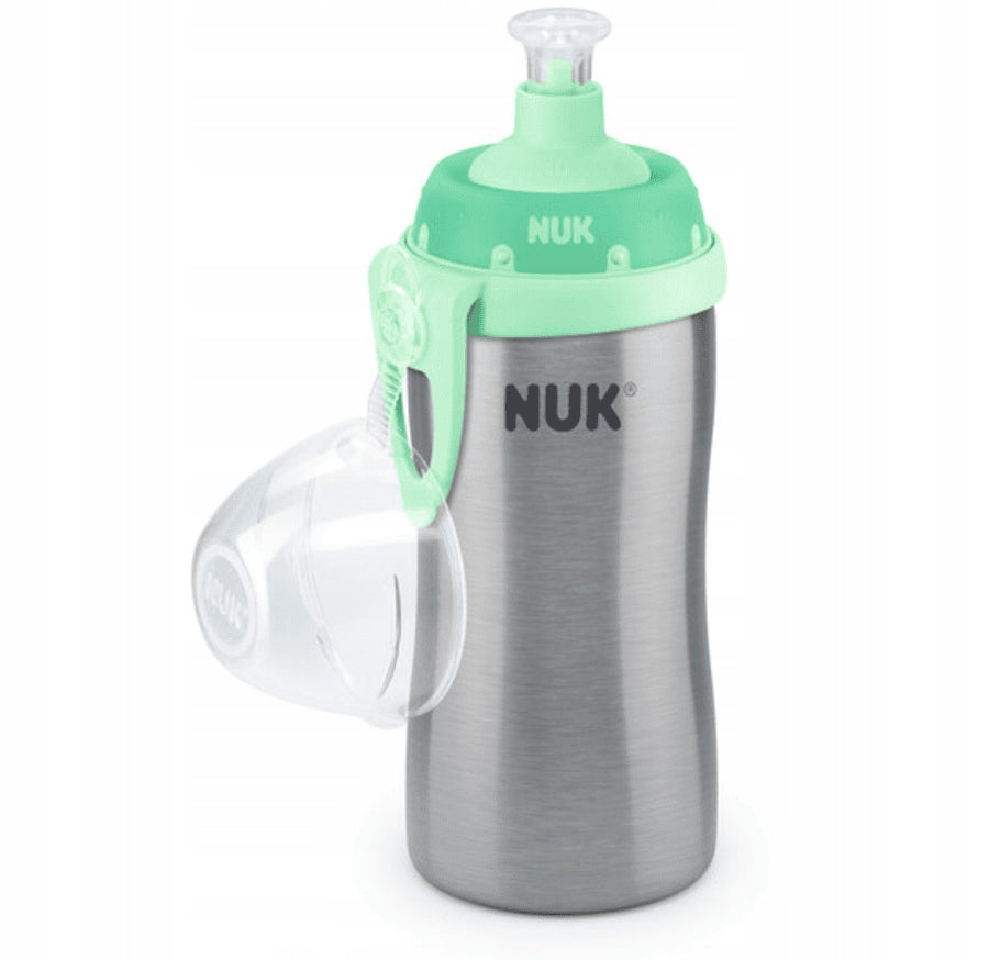 NUK Junior Cup ΦΙΑΛΗ ΑΝΟΞΕΙΔΩΤΟ ΑΤΣΑΛΙ στόμιο push-pull 215 ml