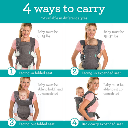 INFANTINO 4-in-1 soft baby carrier