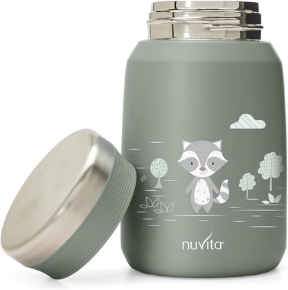 NUVITA 4472 termo para comida de acero inoxidable 500 ml 6 m+