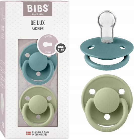 BIBS DE LUX nyugtató cumi 2 db 0-3 év SZILIKON