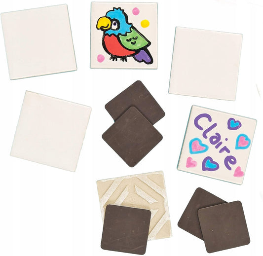 BAKER ROSS keramische magneten voor decoratie 4,5 x 4,5 cm 10 stuks