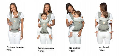 ERGOBABY OMNI 360 COOL AIR MESH ergonomikus hordozó 3,2-20,4 kg