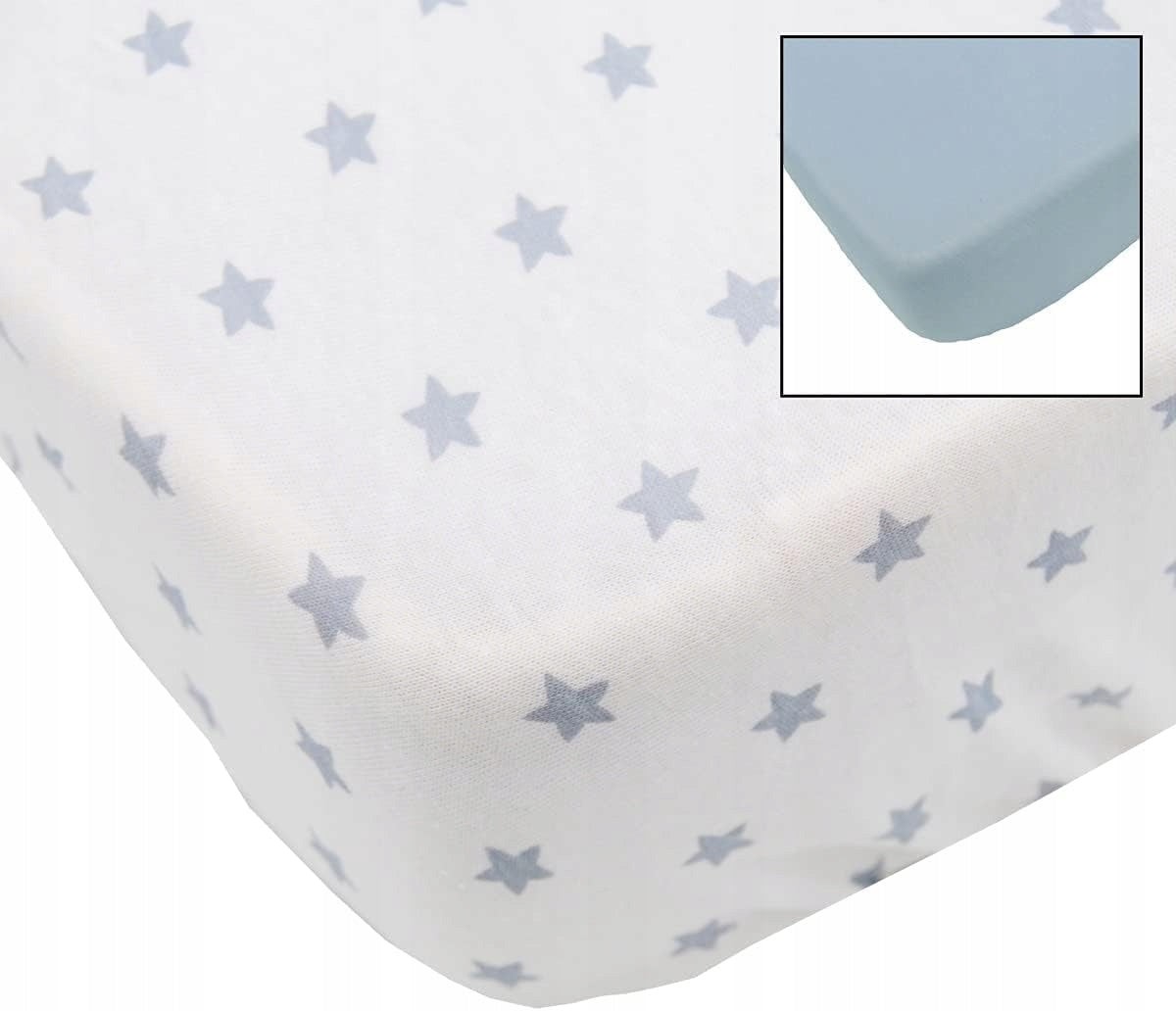 BABY CALIN Spannbettlaken x2 120x60