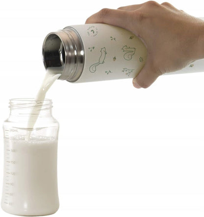 MINILAND Natur Thermythermos drink holderbeige with nature motifscapacity 450 mlMaterials stainless steel