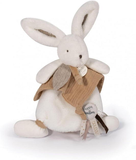 DOUDOU et Compagnie paplan plüss nyuszi pomponnal 25 cm