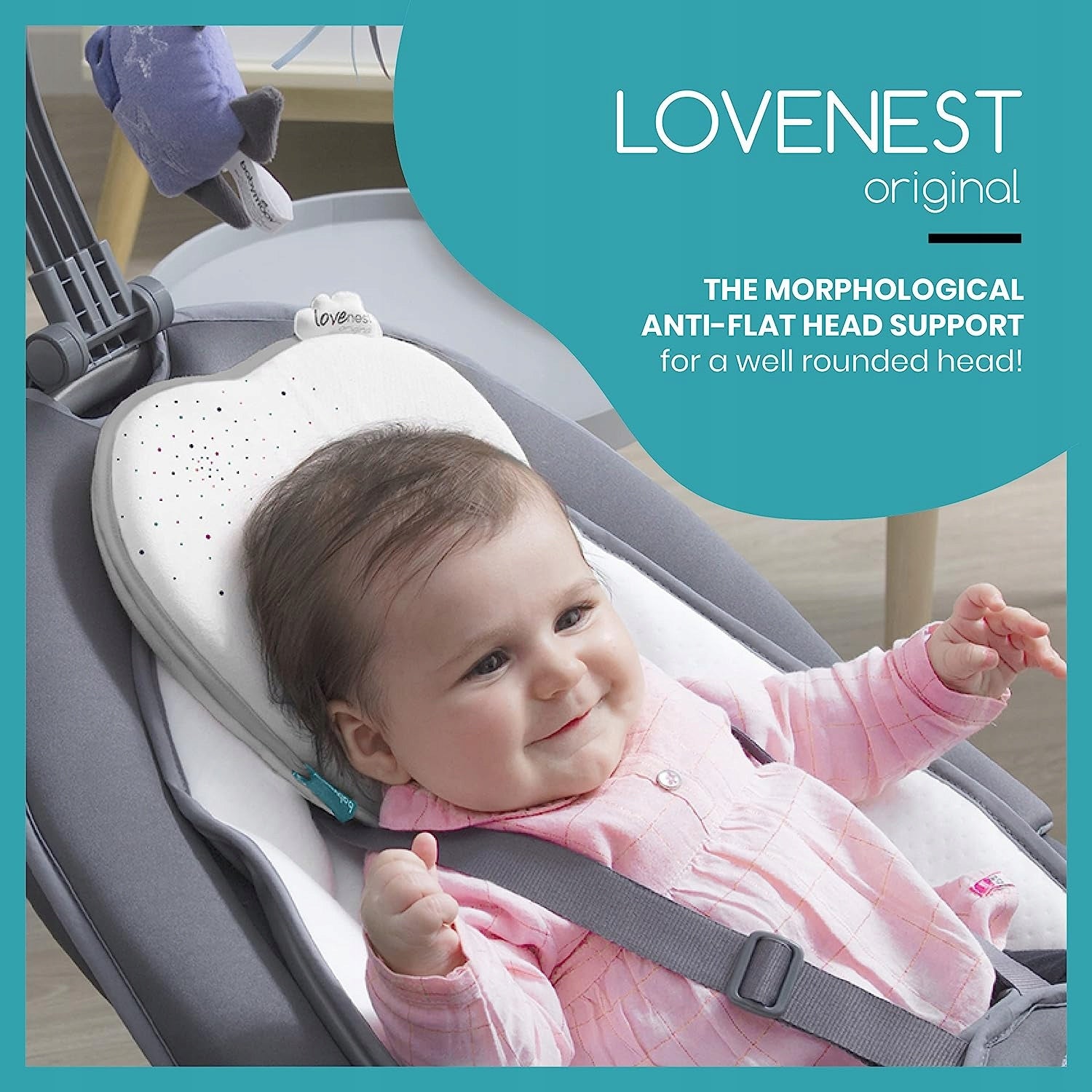 BABYMOOV Lovenest organic baby pillow 0+