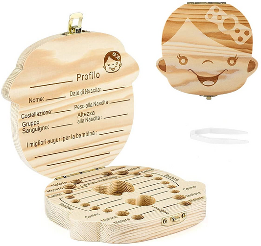 LOVE BABY milk teeth storage box