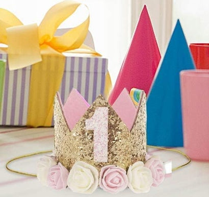 VOARGE gouden prinsessenkroon voor eerste verjaardag