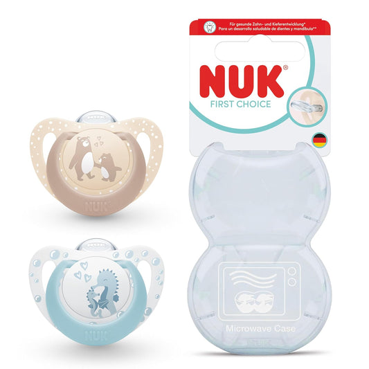 NUK First Choice szilikon cumi x2, 0–6 hó