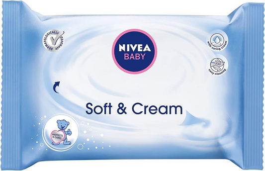 NIVEA BABY Feuchttücher SOFT&CREAM x63