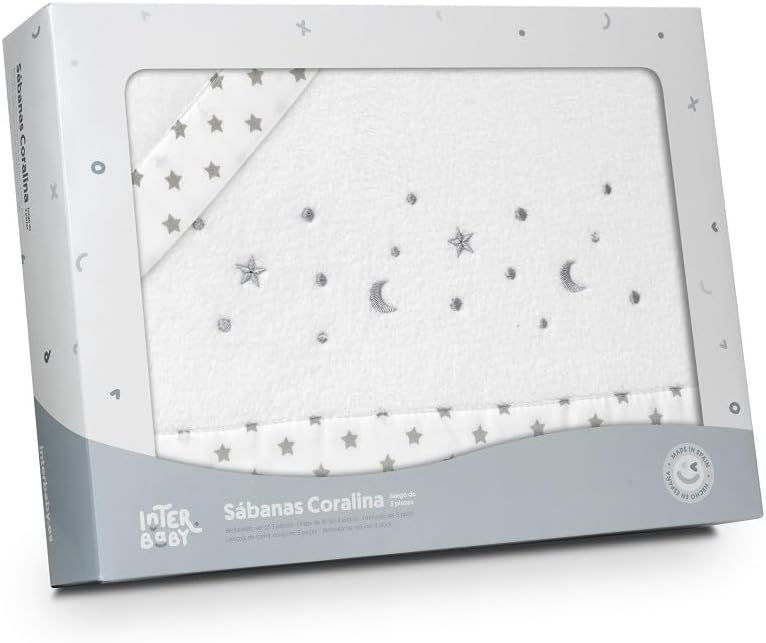 INTERBABY komplet pościeli do łóżeczka 60x120 cm Coralina