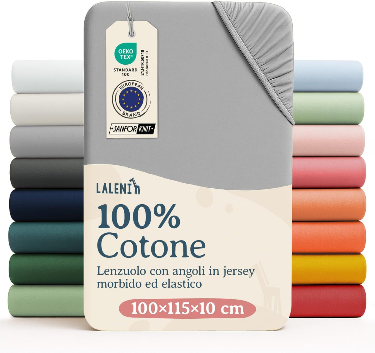 LALENI cearșaf cu elastic pentru țarcuri 100x115 cm
