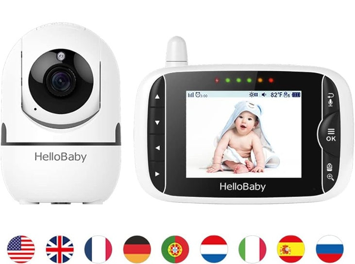 HELLO BABY HB65 távirányítású elektronikus bébiőr 3,2" TFT LCD