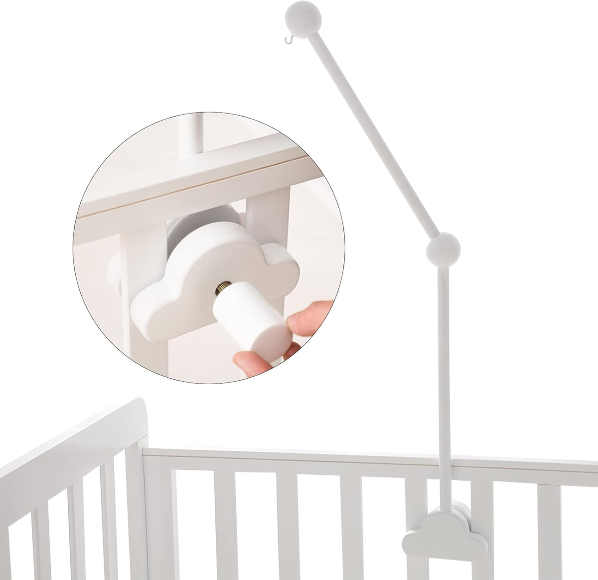 GIFT OF NATURE support en bois pour mobile de lit bébé