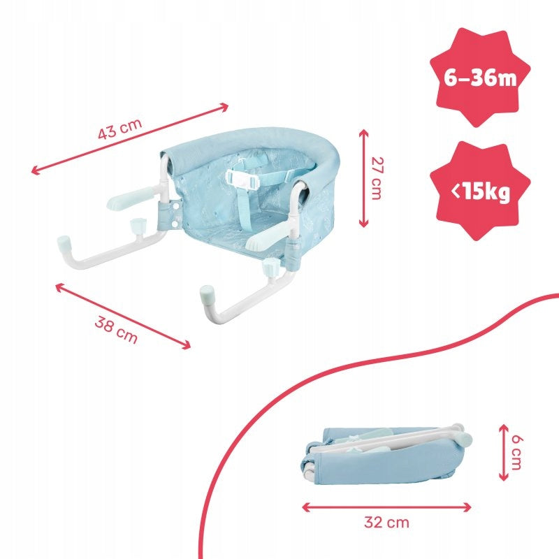 Scaun de masă portabil BADABULLE, fixat de masă