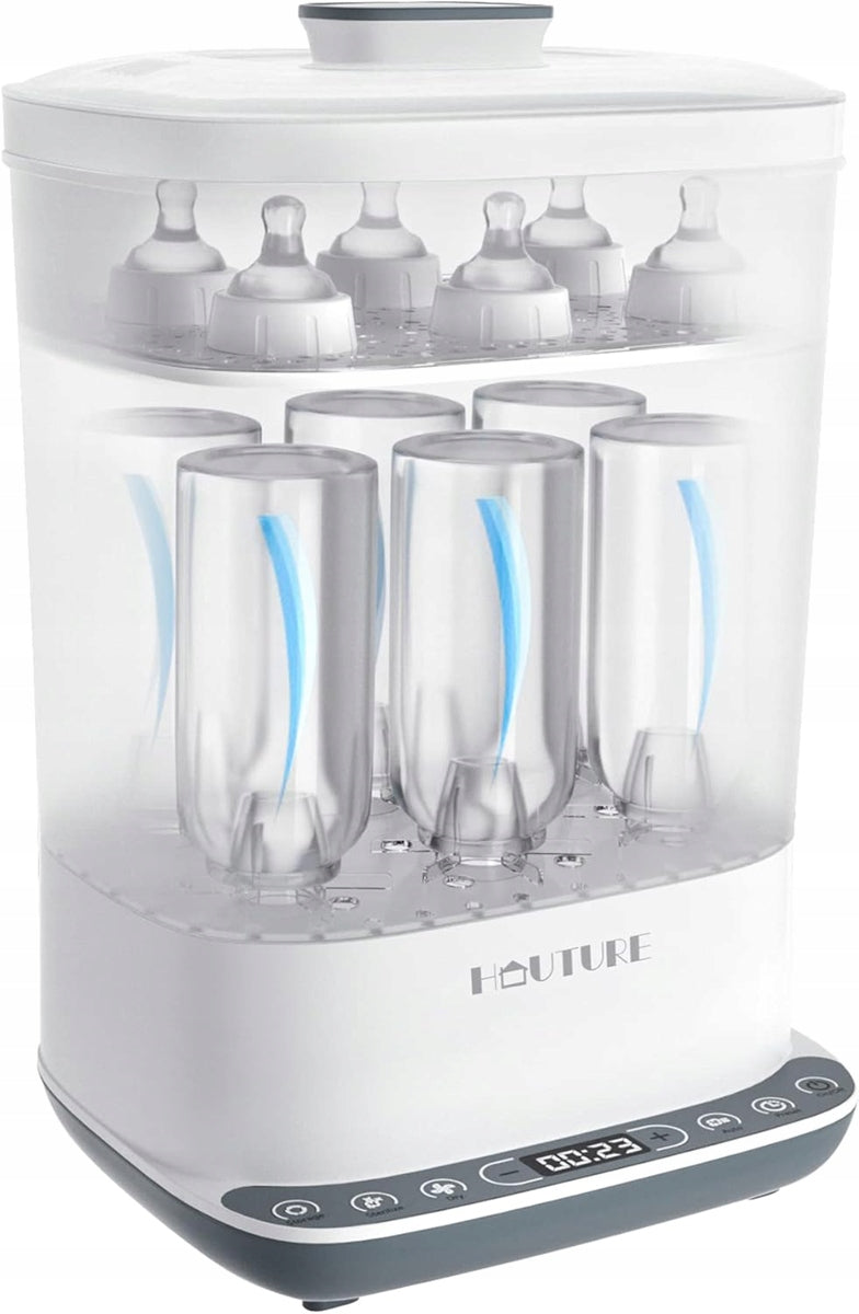 HAUTURE sterilizáló és szárító, gőzölés, 11 üveg, 2 perc