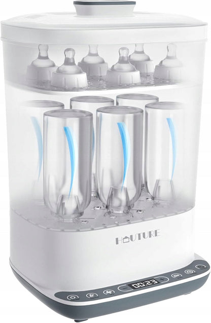 HAUTURE sterilizáló és szárító, gőzölés, 11 üveg, 2 perc