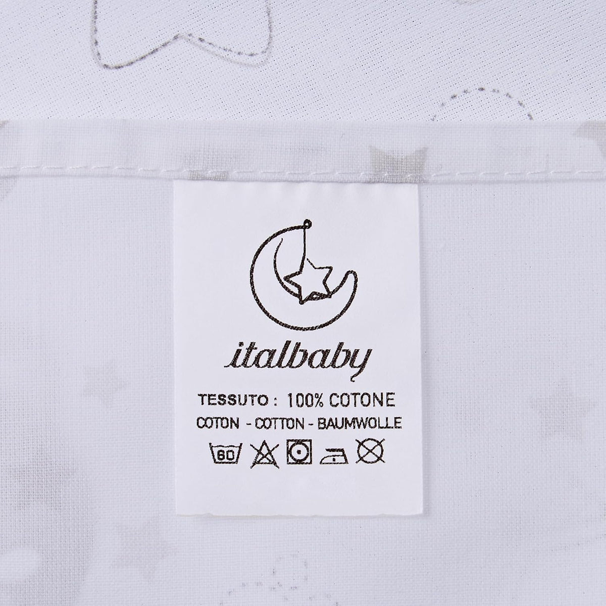 ITALBABY ensemble de literie 3 pièces 115X175 / 40X60 / 60X130