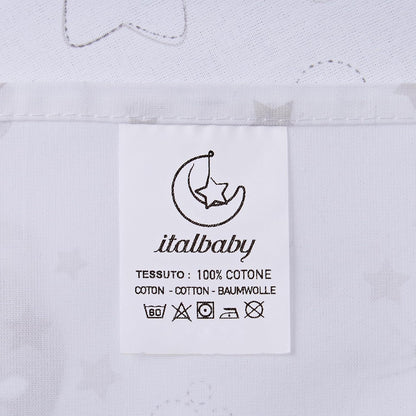 ITALBABY ensemble de literie 3 pièces 115X175 / 40X60 / 60X130