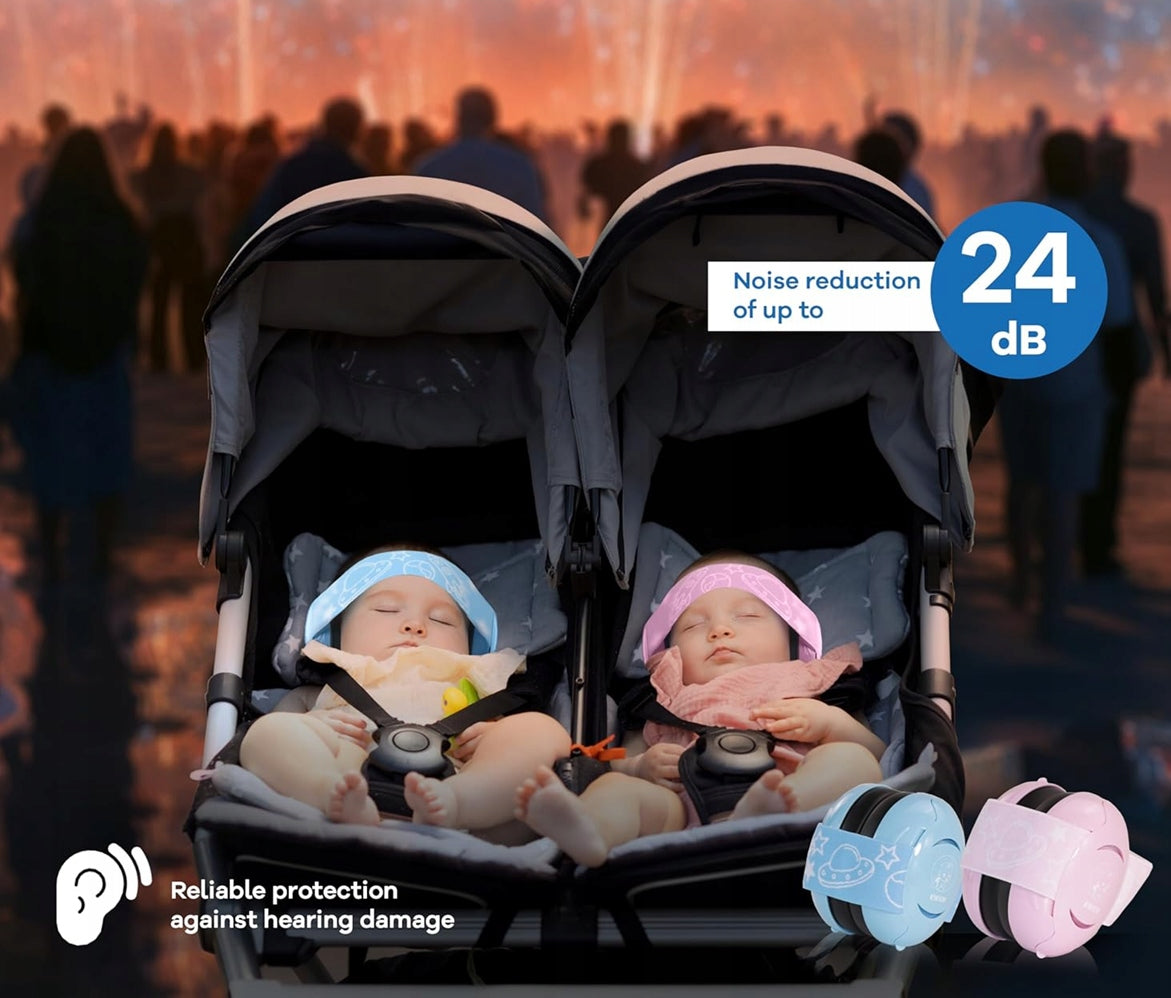 KWKW προστατευτικά ακουστικά 12m+, 24db + θήκη