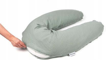 DOOMOO Comfy Nagy huzat a terhességi párnára 190 cm ORGANIKUS PAMUT
