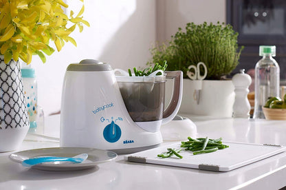 BEABA Babycook Originalsteamer, blender, food processor, warmerspatula includedage 4 m+colour white and