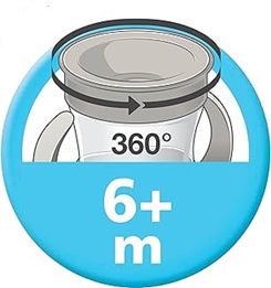 NUK Mini Magic Cup 360° spill-proof cup, 160 ml, 6+ months