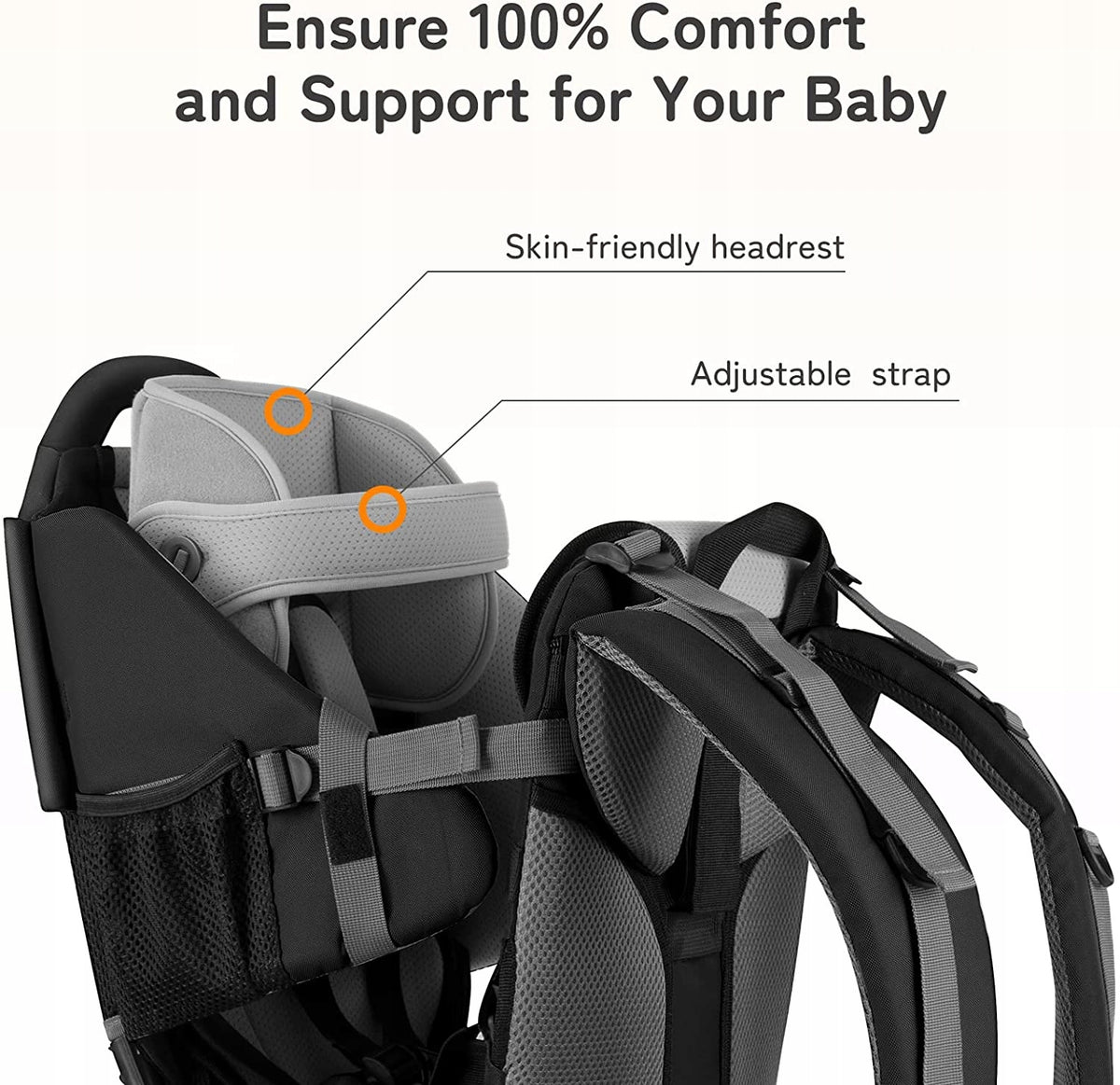BESREY KRAXE Touring carrycot with stand and canopy