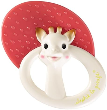 VULLI Giraffa Sophie massaggiagengive in silicone con sonaglio 3 m+