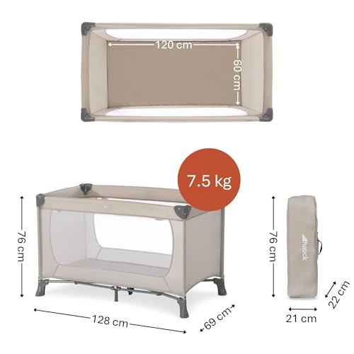 Hauck Dream N Play travel cot beige