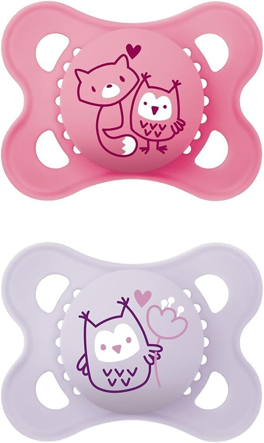 MAM ORIGINAL PURE dudlík uklidňující x2 0-6m KAUČUK