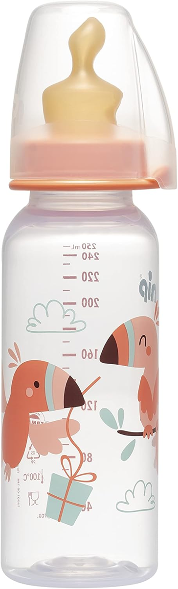 NIP latex cumisüveg M méretű, közepes folyású, 240 ml