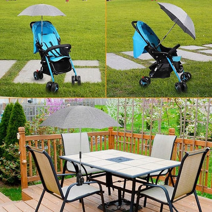 Protector de paraguas ZAMBOO para cochecito, diámetro 73 cm, protección UV, impermeable