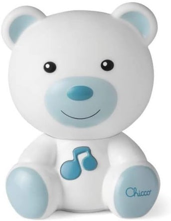 CHICCO DreamLight hordozható LED éjszakai lámpa dallamokkal 11 x 14 cm