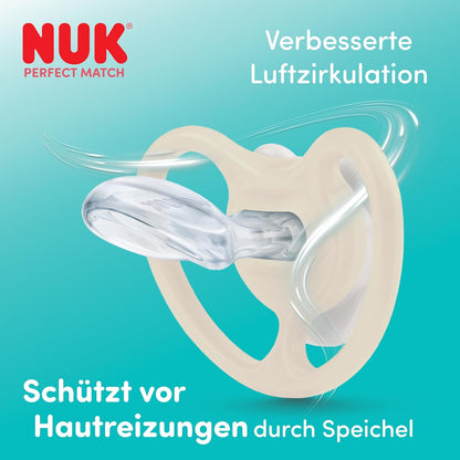 NUK Perfect Match Air nyugtatócumi 0-6 hó x2 DISNEY