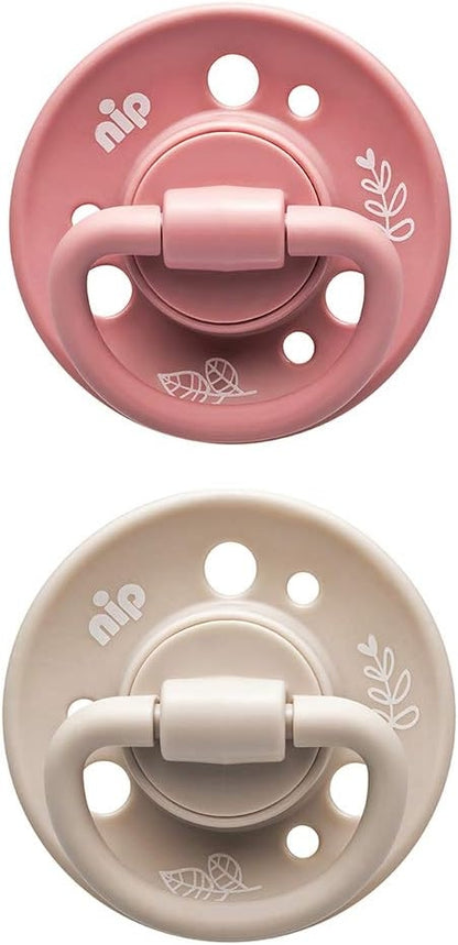 NIP CHERRY GREEN pacifier 2-pack 6+ months