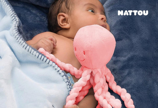NATTOU Kuscheltier Oktopus 23 cm