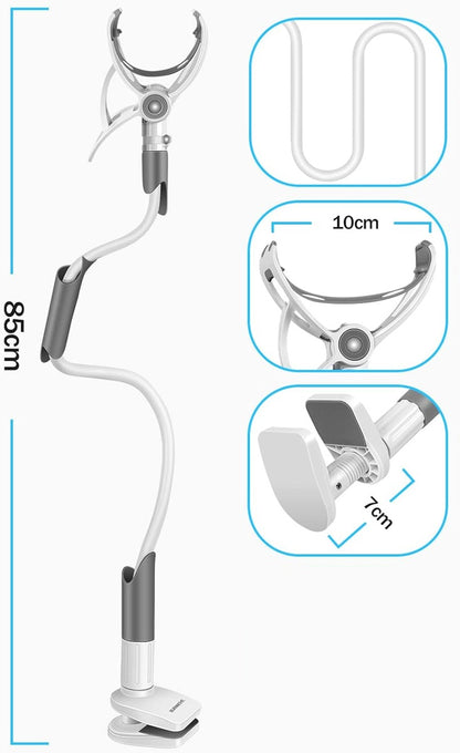 stable mounting for a baby monitor camera, flexible design for easy adjustment