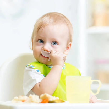 6-piece set suitable for the youngest children, safe design supporting learning to eat independently