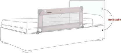 FOPPAPEDRETTI Hopla barierka zabezpieczająca do łóżka 43 x 93 cm + etui
