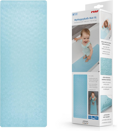 REER MyHappyBath XXL csúszásgátló fürdőszobaszőnyeg kádhoz és zuhanyzóhoz, 36x97 cm