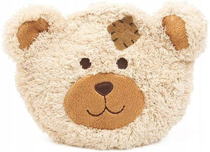 GRUNSPECHT teddy bear hot-water bottle with cherry pits, 22x22 cm