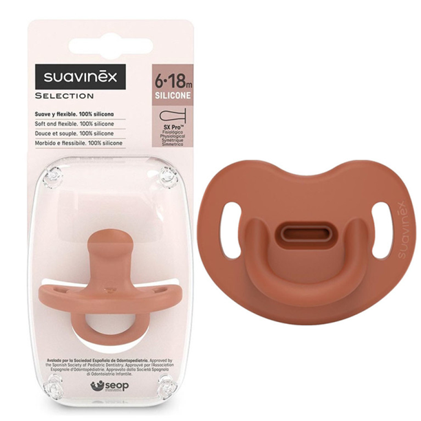 SUAVINEX SELECTION SX PRO szilikon cumifej, 6–18 hónapos korig