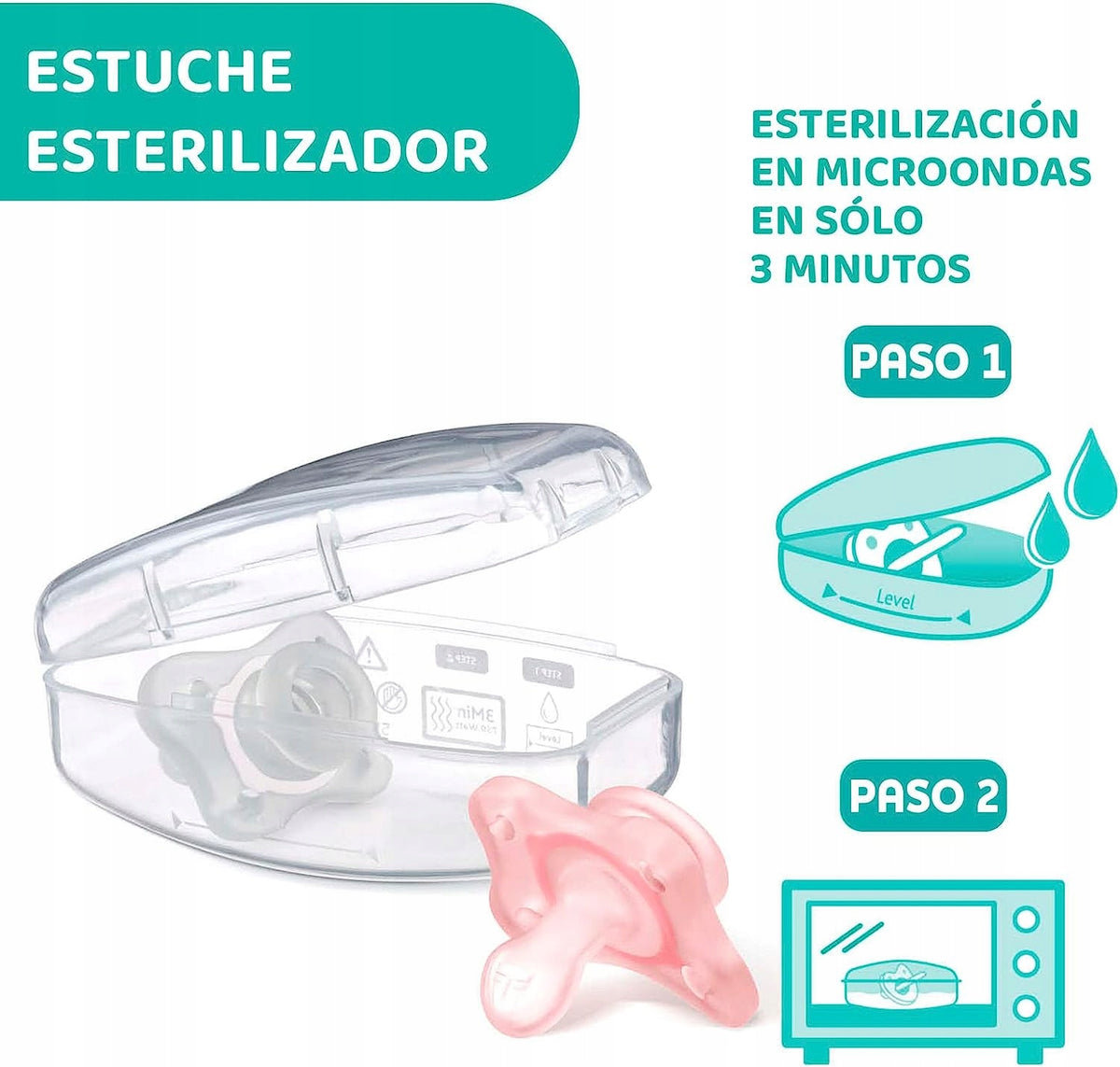 CHICCO PhysioForma cumi, 2 db, 2–6 hónap MINI SOFT