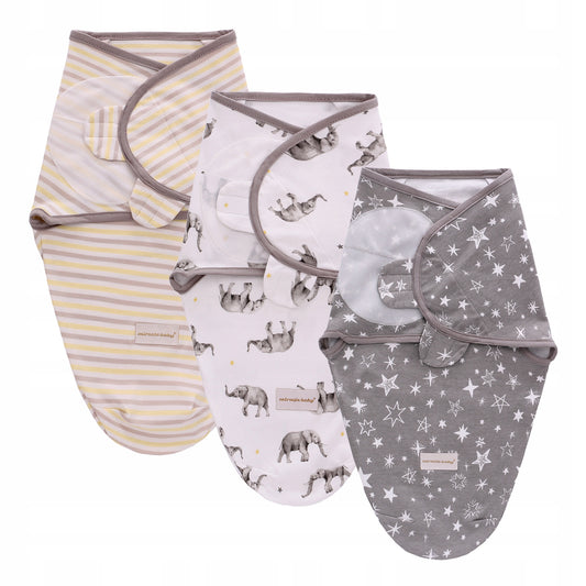 MIRACLE BABY sacco nanna fasciatoio 0-3 mesi x3