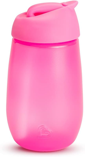 MUNCHKIN Simple Clean ποτήρι με καλαμάκι κατά του διαρροών 12m+ 296ml