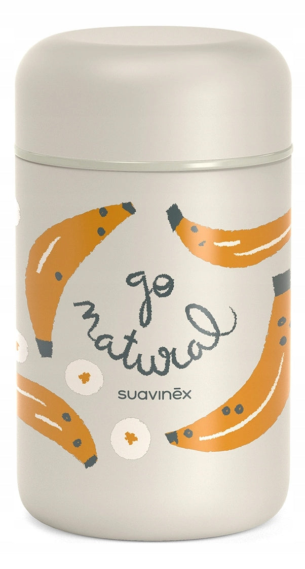 SUAVINEX Go Natural termos obiadowy stalowy 400 ml